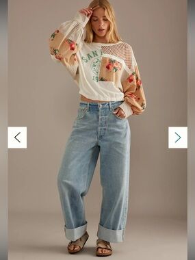 ANTHROPOLOGIE PILCRO Patchwork Batwing Top